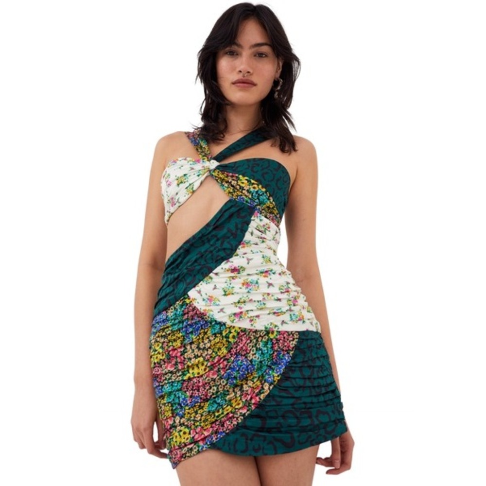 NWT For Love and Lemons Darlene Cutout Mini Dress (MSRP: $259) Size Medium - Picture 5 of 9